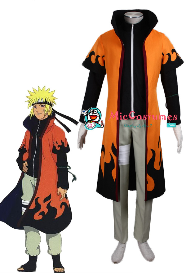 Naruto Uzumaki 4th Hokage Cosplay Costume For Sale