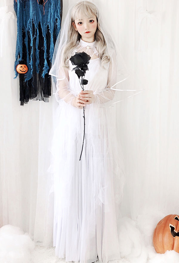 魔女黒天使コスプレ衣装 暗闇ゴシックロングドレス ハロウィン用ドレス通販