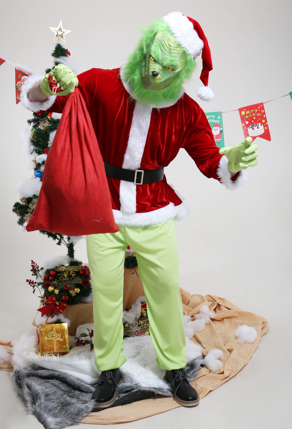 クリスマスモンスターグリンチファンタジーコスプレ衣装