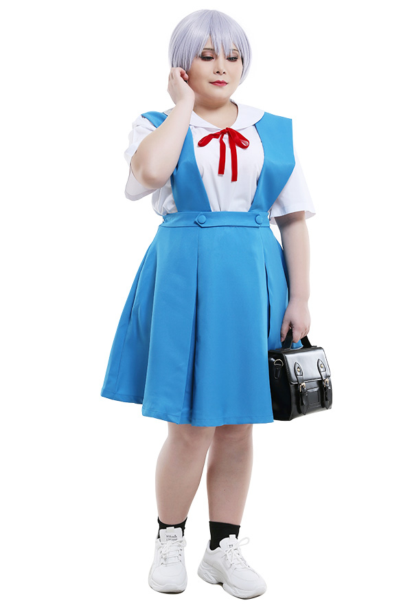 新世紀エヴァンゲリオン 綾波レイ コスプレ 衣装 学生制服 プラスサイズ通販