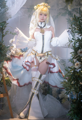 FGO ネロ・クラウディウス ブライド 嫁セイバー  コスプレ 衣装