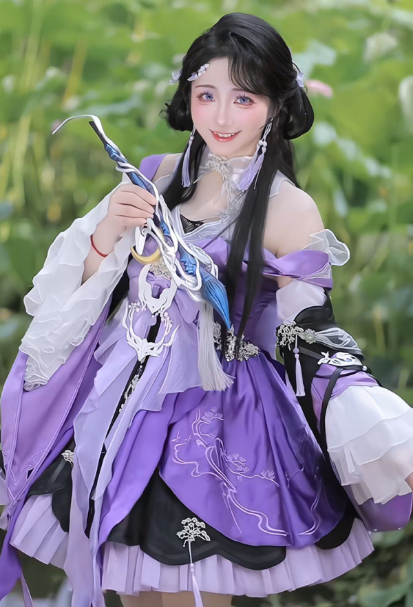 剣網3 鴻輝套 花蘿 コスプレ 衣装