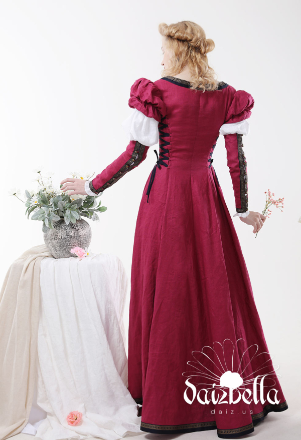 中世ヨーロッパ服リネンドレス 青春姫様コスプレ ドレス通販